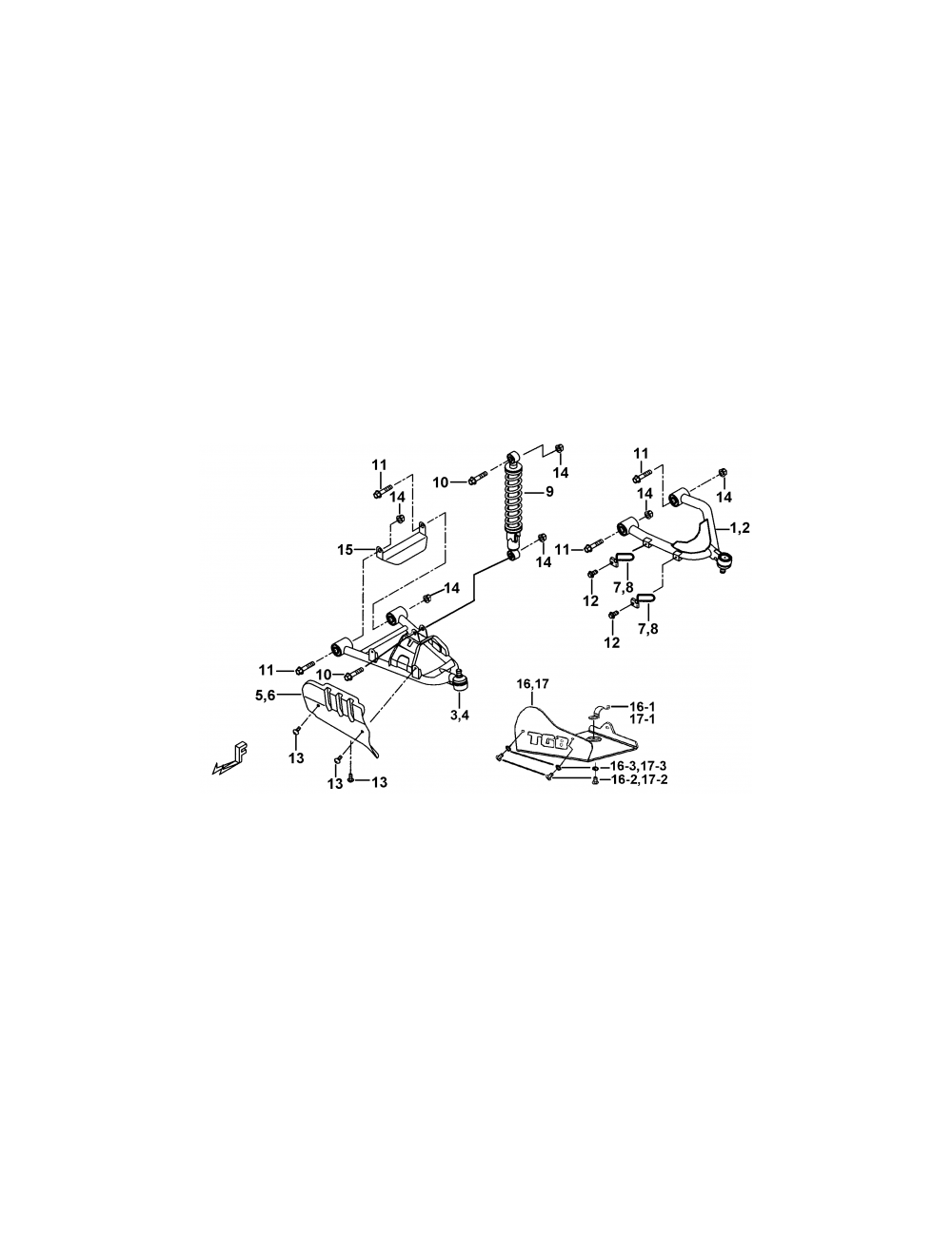 TRIANGLE SUPERIEUR AV GAUCHE